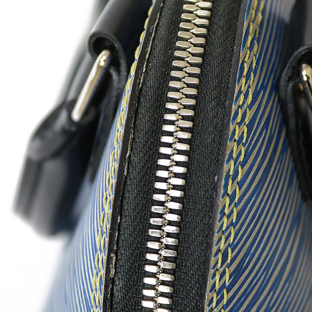 LOUIS VUITTON Epi Denim Alma BB M41437 2way Handbag Shoulder Bag Blue Ladies - Picture 9 of 11